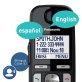 Panasonic® DECT 6.0 Plus Expandable Cordless Phone System with Answering Machine and 2 Handsets