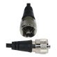 Tram® UHF Strong 2-1/2-In. NMO Magnet Mount for High Frequencies, 12-Ft. Cable with PL-259 Connector (Black)
