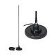 Tram® 3-M-B-HC 1,500-Watt 26-MHz to 29-MHz 3-Ft. Black Fiberglass Whip CB AM/FM/SSB Magnet-Mount Antenna Kit