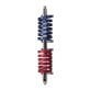 Browning® BR-94 70.5-In. 15,000-Watt Dual-Flat-Coils CB Antenna with 6-In. Shaft, Anodized Red and Midnight Blue