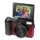 Minolta® MND30 4x Digital Zoom 30 MP/2.7K Quad HD Digital Camera (Red)