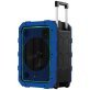 Gemini® MPA Series Portable Water-Resistant Bluetooth® Trolley Speaker with Lights and Remote, MPA-2400 (Blue)