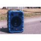 Gemini® MPA Series Portable Water-Resistant Bluetooth® Trolley Speaker with Lights and Remote, MPA-2400 (Blue)