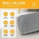 AllSett Health® Memory Foam Neck Roll Cervical Pillow for Pain Relief, 2 Pack