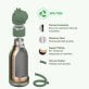 ASOBU® 16-Oz. Bestie Bottle Insulated Stainless Steel Water Bottle with Reusable Flexi Straw (Dinosaur)