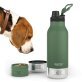 ASOBU® Buddy 32-Oz. 3-in-1 Water Bottle with Removable Dog Bowl and Food Compartment (Basil Green)