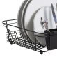 Better Houseware 2-Piece Dish Drainer (Black)