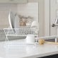 Better Houseware Jr. Folding Dish Rack (White)