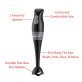 Brentwood® 2-Speed 200-Watt Hand Blender (Black)