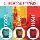 Brentwood® Kool Zone H-C1602BK 1,500-Watt-Max Portable Ceramic Electric Space Heater and Fan, Black