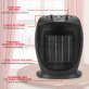 Brentwood® Kool Zone H-C1602BK 1,500-Watt-Max Portable Ceramic Electric Space Heater and Fan, Black