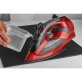 Brentwood® 1,200-Watt Nonstick Steam Iron with Retractable Cord (Red)