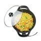 Brentwood® 13-Inch Non-Stick Flat-Bottom Electric Wok Skillet with Vented Glass Lid