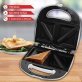 Brentwood® Nonstick Compact Dual Sandwich Maker (White)