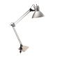 V-Light 34-In. LED Swing-Arm Brushed Nickel Clamp-on Desk Lamp