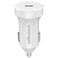 cellhelmet® 20-Watt Single-USB Power Delivery Car Charger with USB-C® to Lightning® Round Cable, 3 Feet