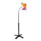 CTA Digital® Height-Adjustable Gooseneck Floor Stand for 7-In. to 13-In. Tablets