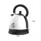 Frigidaire® 1,500-Watt 1.9-Qt. Retro Porcelain Electric Kettle with Temperature Gauge, Automatic Shutoff (White)