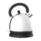 Frigidaire® 1,500-Watt 1.9-Qt. Retro Porcelain Electric Kettle with Temperature Gauge, Automatic Shutoff (White)