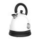 Frigidaire® 1,500-Watt 1.9-Qt. Retro Porcelain Electric Kettle with Temperature Gauge, Automatic Shutoff (White)