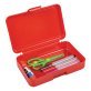 Deflecto® Antimicrobial Kids Pencil Box (Red)