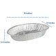 EKCO® Oval Aluminum Foil Pans (25 Pack)