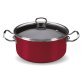 VASCONIA® Elegance 10-Piece Cookware Set (Red)