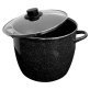 EKCO® EOS 12-Qt. Covered Stockpot (Black)