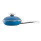 Vita® 4-Piece Enamel-on-Steel Covered Skillet Set (Blue)