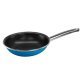 Vita® 4-Piece Enamel-on-Steel Covered Skillet Set (Blue)