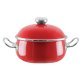 Vita® Enamel-on-Steel Covered Dutch Oven (6 Quart; Red)