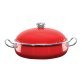 Vita® 5-Qt. Enamel-on-Steel Covered Casserole (Red)