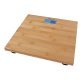 Escali® Blue Back-light Display 400-lb Capacity Natural Bamboo Bathroom Scale