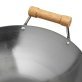 Joyce Chen® Classic Series 14-In. Round Bottom Carbon Steel Wok with Birch Handles