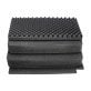 Eylar® 22-In. Carry-on Travel Roller Waterproof Equipment Hard Transport Roller Case with Foam Insert, Black