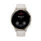 Garmin® Venu® 3S Fitness Smartwatch with Stainless Steel Bezel and Silicone (Ivory)