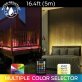 Monster® Multi-Color and Multi-White Indoor/Outdoor LED Light Strip, 16.4 ft.