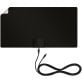 Mohu Leaf Supreme PRO Paper-Thin Indoor TV Antenna, Amplified, UHF VHF, 65-Mile Range, Multi-Directional - with 12-Ft. Cable, Signal Indicator