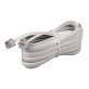 RCA Phone Line Cord, White (15 Ft.)