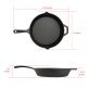 Taste of Home® Pre-Seasoned Cast Iron Skillet with Pour Spouts and Handles (12 In.)