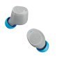 Skullcandy® Jib® True 2 In-Ear True Wireless Stereo Bluetooth® Earbuds with Microphones (Light Gray/Blue)