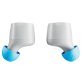 Skullcandy® Jib® True 2 In-Ear True Wireless Stereo Bluetooth® Earbuds with Microphones (Light Gray/Blue)