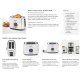 Starfrit® 2-Slice Toaster, Brushed Stainless Steel