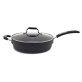 THE ROCK™ by Starfrit® 12-In.  Deep Fry Pan with Lid and Bakelite® Handle