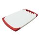 Starfrit® Antibacterial Cutting Board 10"x6", Red/White