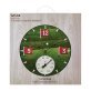 Taylor® Precision Products 14-In. x 14-In. Tee Time Poly Resin Clock and Thermometer