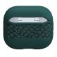 Njord byELEMENTS Icelandic Salmon Leather Case for Airpods® 3, Jörð Dark Green