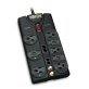 Tripp Lite® by Eaton® Protect It!® 3,240-Joules Surge Protector, 8 Outlets, 10-Ft. Cord, with Modem/Coaxial/Ethernet Protection, TLP810NET