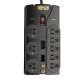 Tripp Lite® by Eaton® Protect It!® 3,240-Joules Surge Protector, 8 Outlets, 10-Ft. Cord, with Modem/Coaxial/Ethernet Protection, TLP810NET