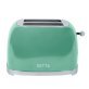 VETTA 2-Slice Extra-Wide-Slot Retro Toaster, Stainless Steel (Seafoam Green)